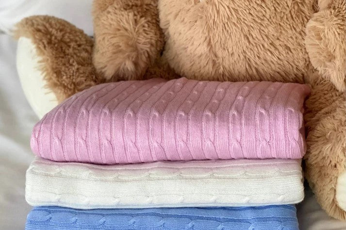 Cashmere Baby Blanket/Cashmere good Baby Blanket/Pink Baby Blanket/Blue Baby Blanket/Christening Blanket