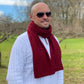 Claret Red Cashmere Scarf